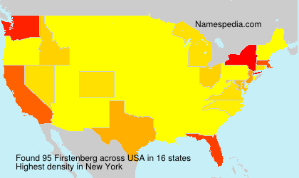 Surname Firstenberg in USA Surname Firstenberg in USA