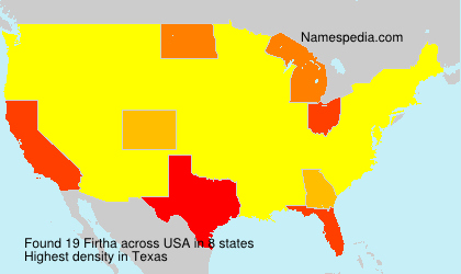 Surname Firtha in USA Surname Firtha in USA