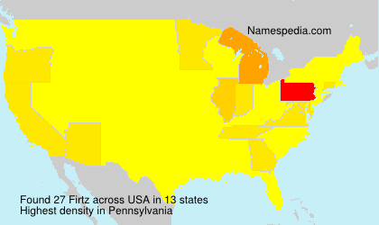 Surname Firtz in USA Surname Firtz in USA
