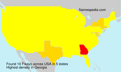 Surname Fisayo in USA Surname Fisayo in USA