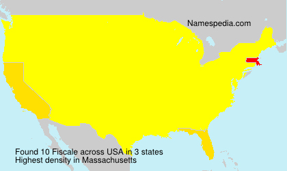 Surname Fiscale in USA Surname Fiscale in USA