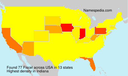 Surname Fiscel in USA Surname Fiscel in USA