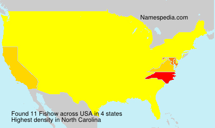 Surname Fishow in USA Surname Fishow in USA