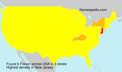 Surname Fisson in USA Surname Fisson in USA