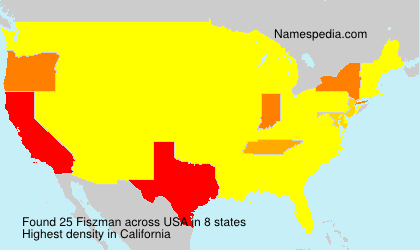 Surname Fiszman in USA Surname Fiszman in USA