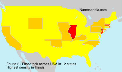 Surname Fitspatrick in USA Surname Fitspatrick in USA