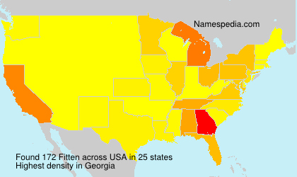 Surname Fitten in USA Surname Fitten in USA