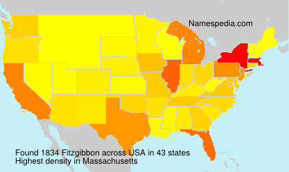 Surname Fitzgibbon in USA Surname Fitzgibbon in USA