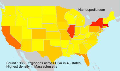 Surname Fitzgibbons in USA Surname Fitzgibbons in USA