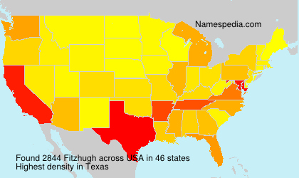 Surname Fitzhugh in USA Surname Fitzhugh in USA