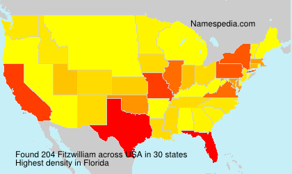 Surname Fitzwilliam in USA Surname Fitzwilliam in USA
