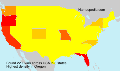 Surname Fivian in USA Surname Fivian in USA