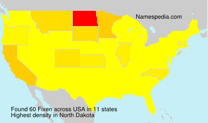 Surname Fixen in USA Surname Fixen in USA
