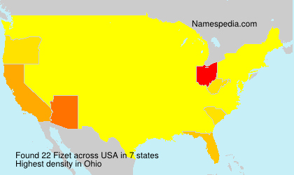 Surname Fizet in USA Surname Fizet in USA