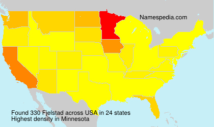 Surname Fjelstad in USA Surname Fjelstad in USA