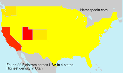 Surname Fjelstrom in USA Surname Fjelstrom in USA