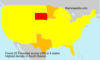 Surname Fjerestad in USA Surname Fjerestad in USA