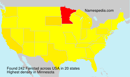 Surname Fjerstad in USA Surname Fjerstad in USA