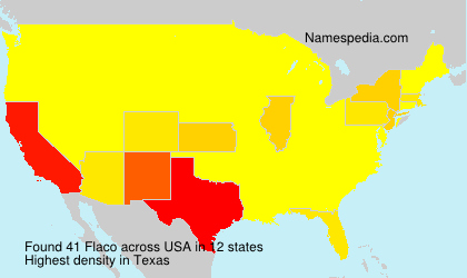 Surname Flaco in USA Surname Flaco in USA