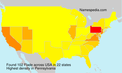 Surname Flade in USA Surname Flade in USA