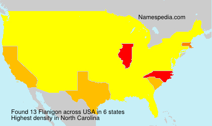 Surname Flanigon in USA Surname Flanigon in USA