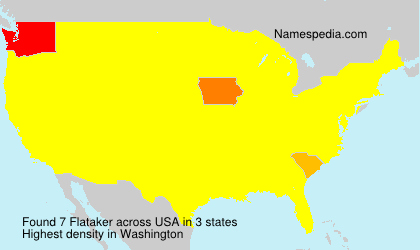 Surname Flataker in USA Surname Flataker in USA