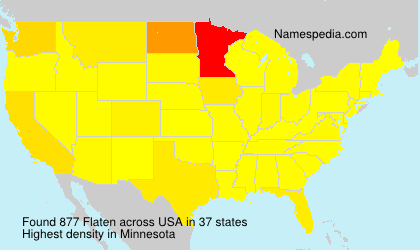 Surname Flaten in USA Surname Flaten in USA