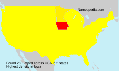 Surname Flatjord in USA Surname Flatjord in USA