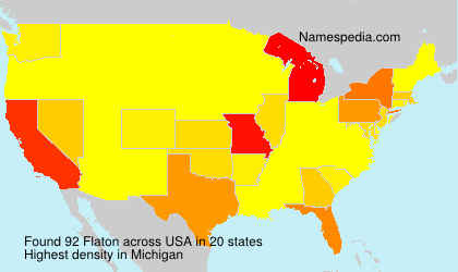 Surname Flaton in USA Surname Flaton in USA