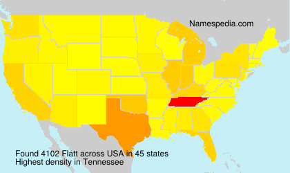 Surname Flatt in USA Surname Flatt in USA
