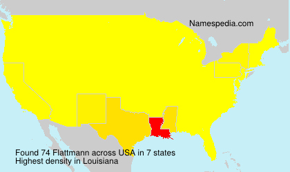 Surname Flattmann in USA Surname Flattmann in USA