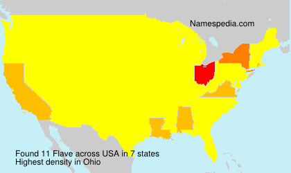 Surname Flave in USA Surname Flave in USA