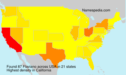 Surname Flaviano in USA Surname Flaviano in USA