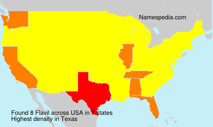 Surname Flavil in USA Surname Flavil in USA