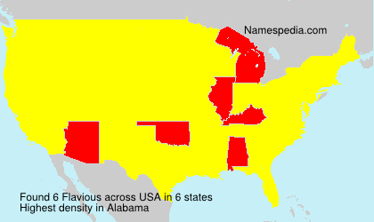 Surname Flavious in USA Surname Flavious in USA