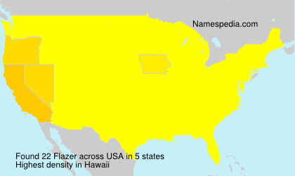 Surname Flazer in USA Surname Flazer in USA