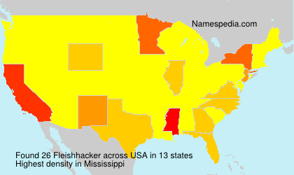 Surname Fleishhacker in USA Surname Fleishhacker in USA