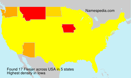 Surname Flesjer in USA Surname Flesjer in USA