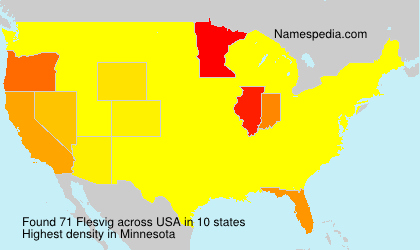 Surname Flesvig in USA Surname Flesvig in USA