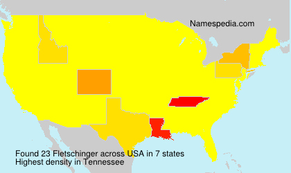 Surname Fletschinger in USA Surname Fletschinger in USA