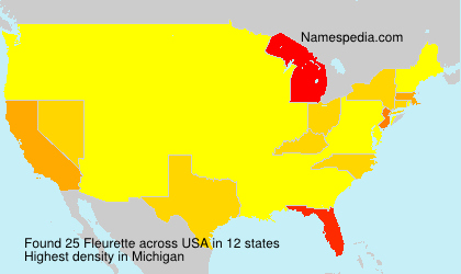 Surname Fleurette in USA Surname Fleurette in USA