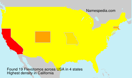 Surname Flevotomos in USA Surname Flevotomos in USA
