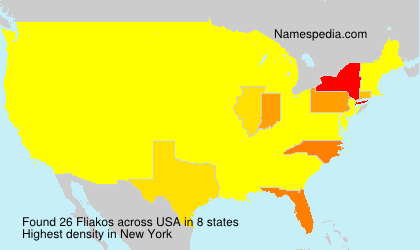 Surname Fliakos in USA Surname Fliakos in USA