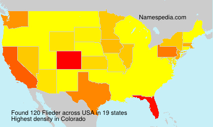 Surname Flieder in USA Surname Flieder in USA