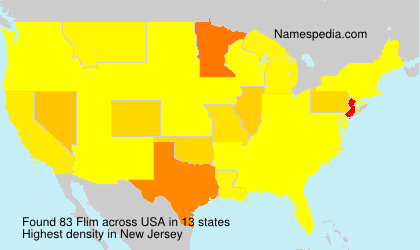 Surname Flim in USA Surname Flim in USA