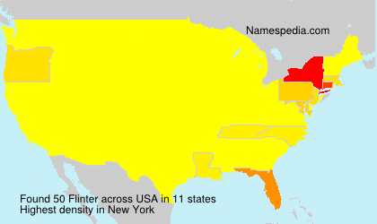 Surname Flinter in USA Surname Flinter in USA