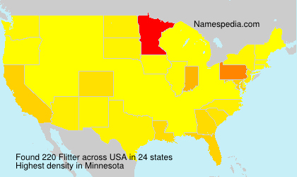 Surname Flitter in USA Surname Flitter in USA