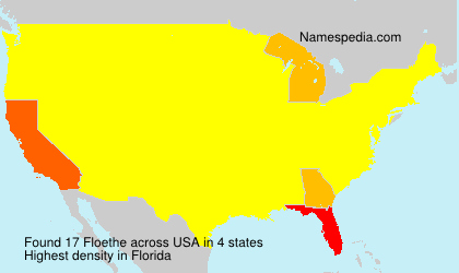 Surname Floethe in USA Surname Floethe in USA