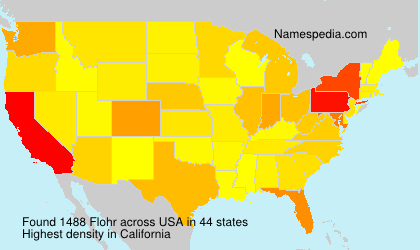 Surname Flohr in USA Surname Flohr in USA