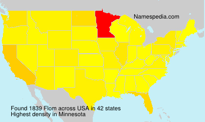 Surname Flom in USA Surname Flom in USA